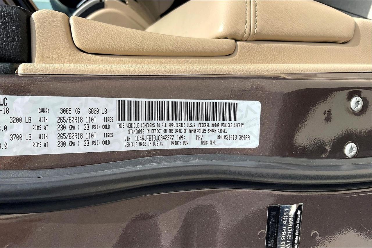 2018 JEEP GRAND CHEROKEE LIMITED Houston TX