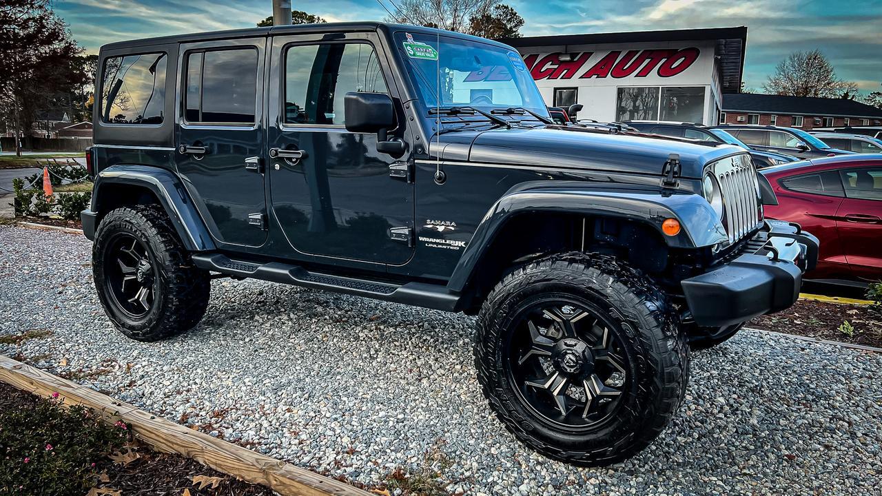 2018 JEEP WRANGLER UNLIMITED SAHARA 4X4, HARD TOP, NAVIGATION, TOW