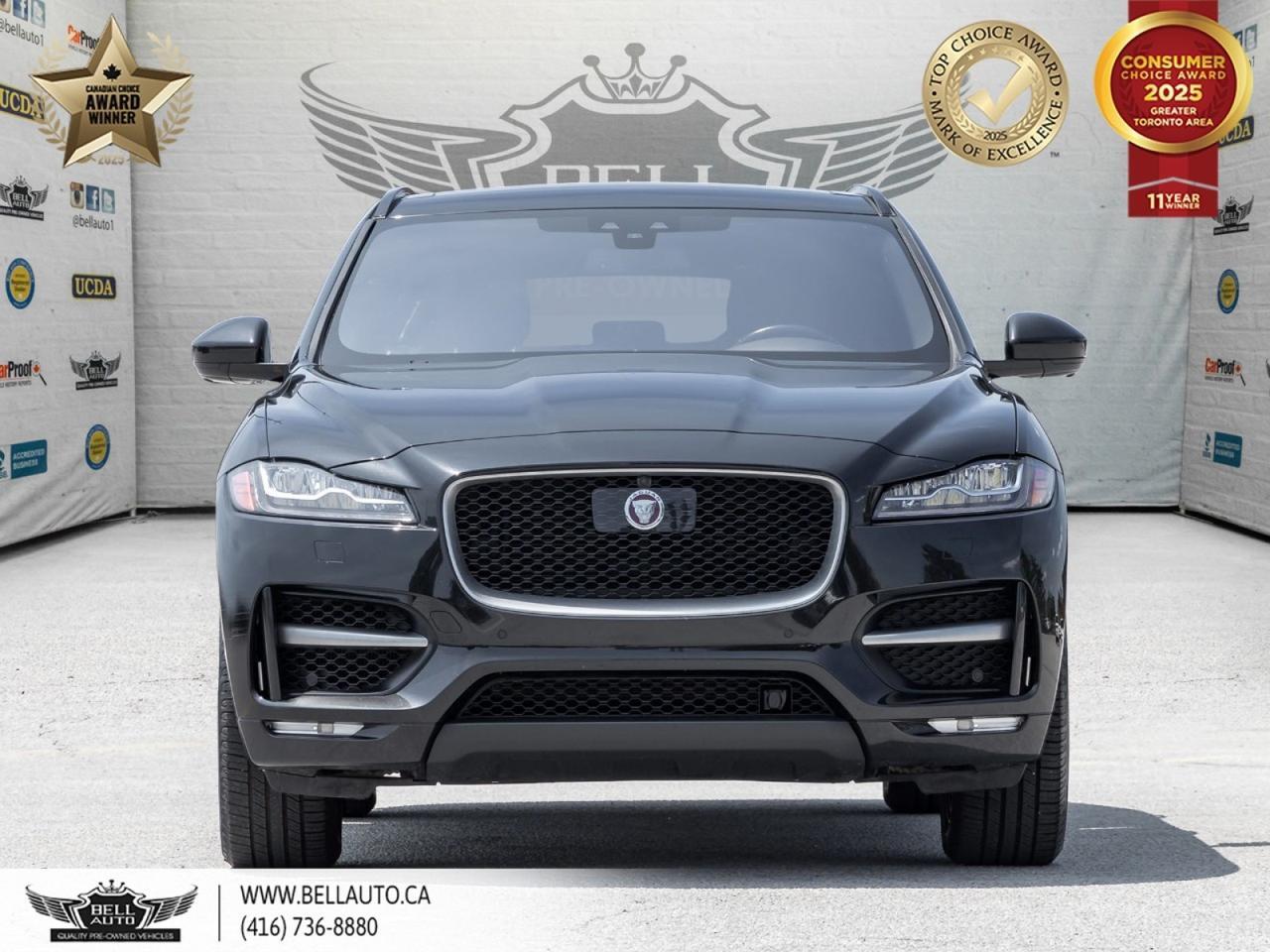 2018 Jaguar F-PACE R-Sport | 20"GLOSS BLACK WHEELS | PANORAMIC ROOF | MERIDIAN SOUND | POWER & MEMORY SEATS | BACKUPCAM Toronto ON