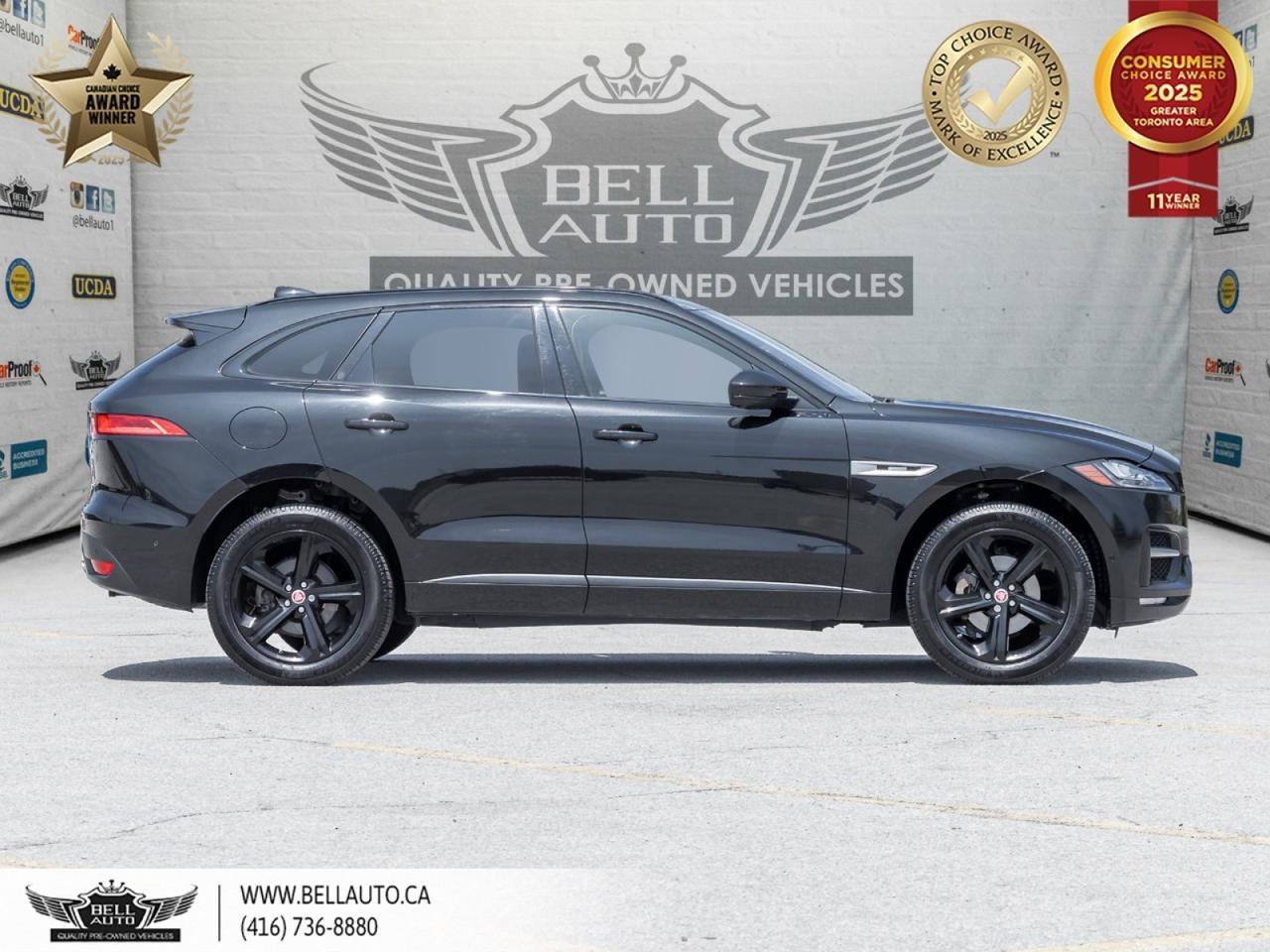 2018 Jaguar F-PACE R-Sport | 20"GLOSS BLACK WHEELS | PANORAMIC ROOF | MERIDIAN SOUND | POWER & MEMORY SEATS | BACKUPCAM Toronto ON