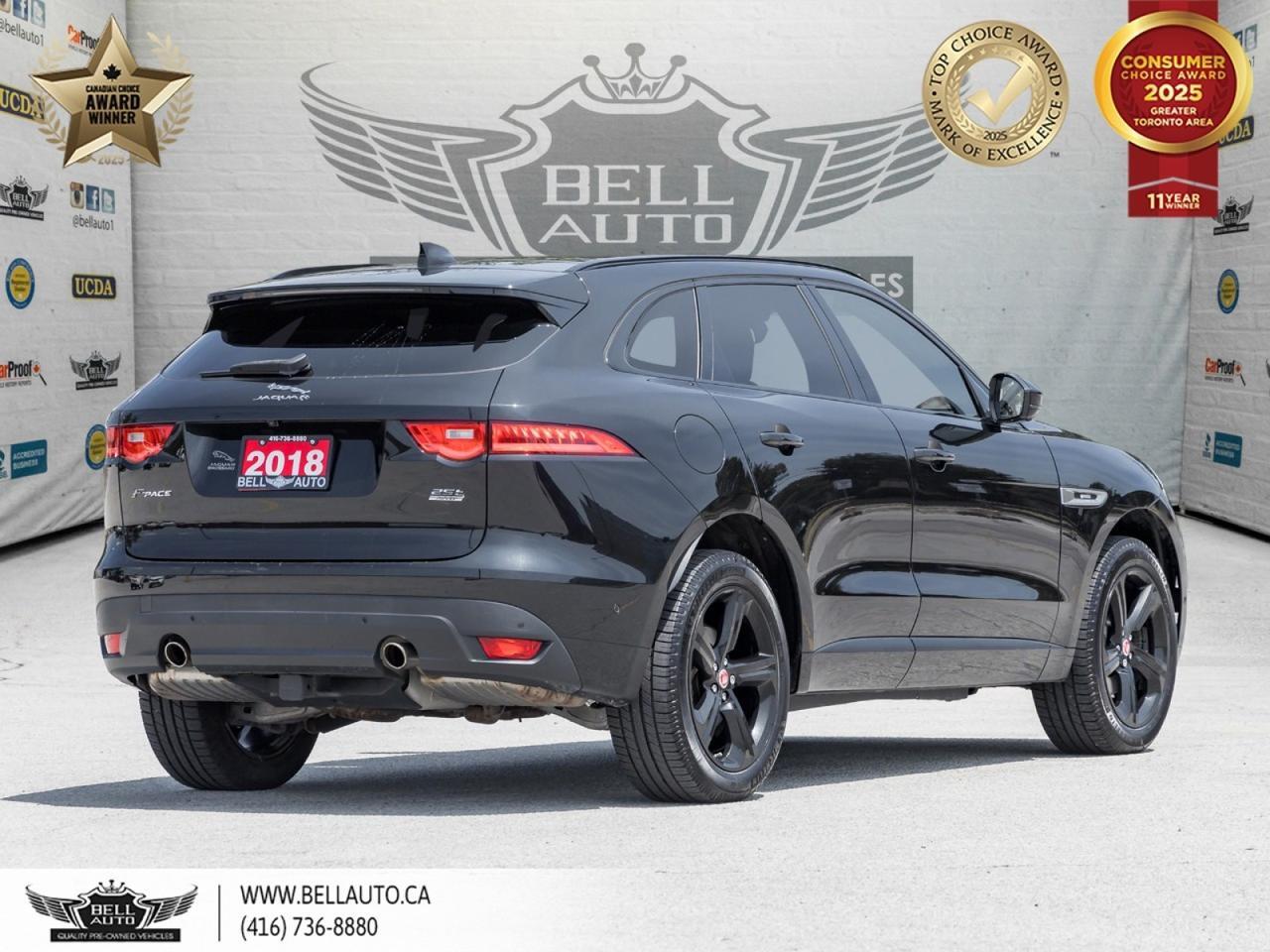 2018 Jaguar F-PACE R-Sport | 20"GLOSS BLACK WHEELS | PANORAMIC ROOF | MERIDIAN SOUND | POWER & MEMORY SEATS | BACKUPCAM Toronto ON