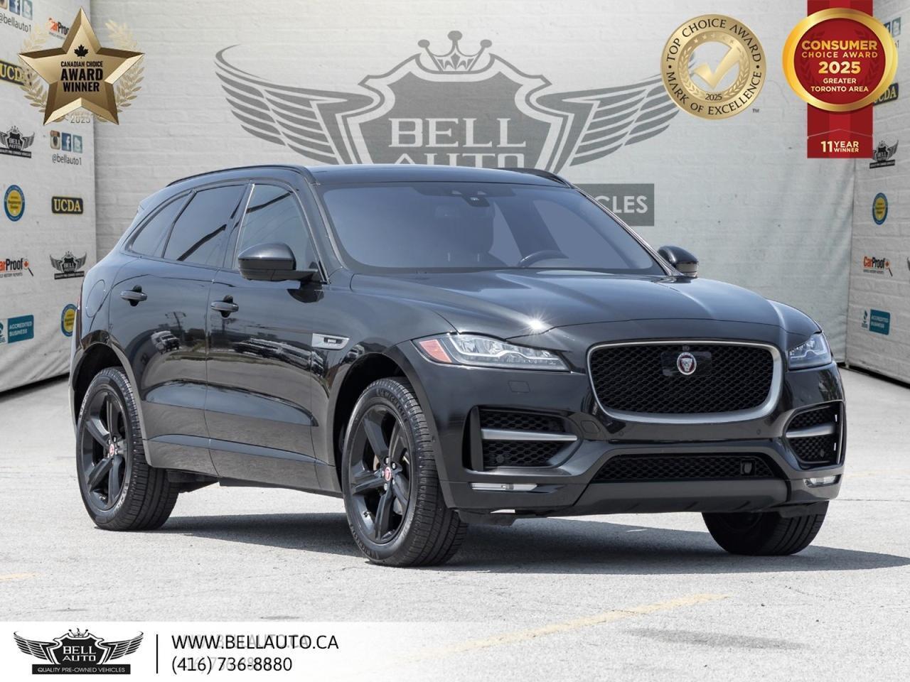 2018 Jaguar F-PACE R-Sport | 20"GLOSS BLACK WHEELS | PANORAMIC ROOF | MERIDIAN SOUND | POWER & MEMORY SEATS | BACKUPCAM