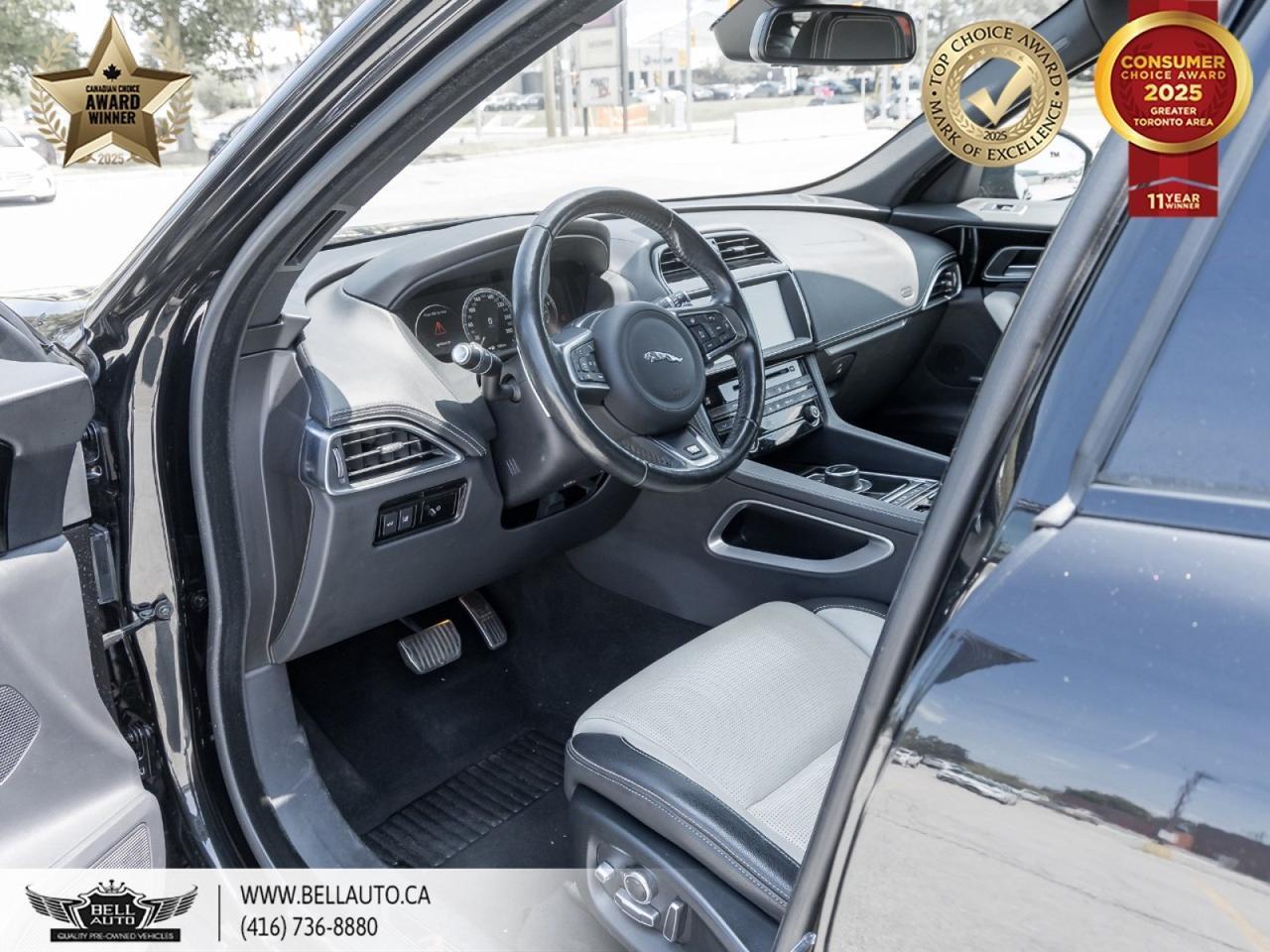 2018 Jaguar F-PACE R-Sport | 20"GLOSS BLACK WHEELS | PANORAMIC ROOF | MERIDIAN SOUND | POWER & MEMORY SEATS | BACKUPCAM Toronto ON