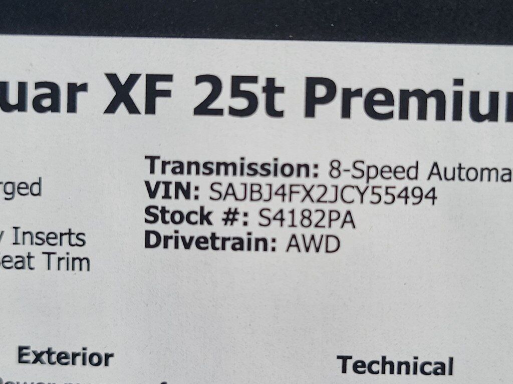 2018 Jaguar XF 25t Premium Springfield VA