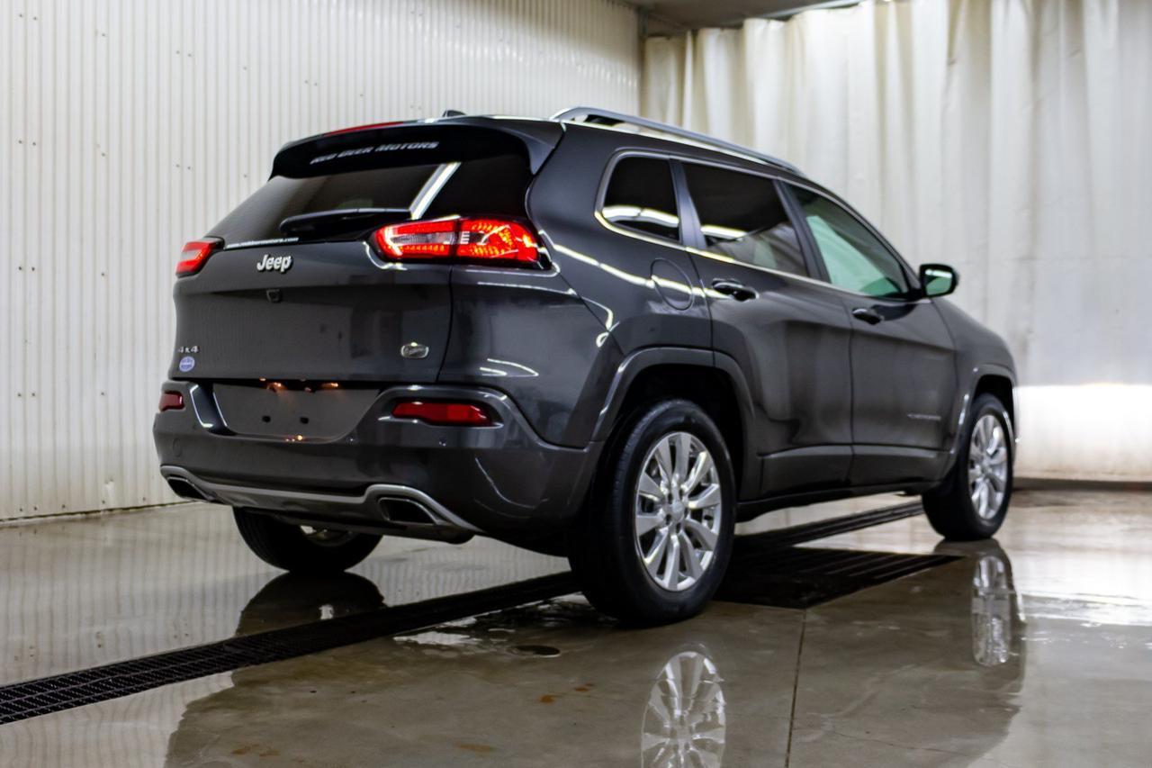 2018 Jeep Cherokee 4x4 Overland Leather Roof Nav Red Deer AB