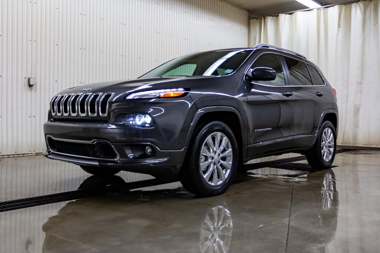 2018 Jeep Cherokee 4x4 Overland Leather Roof Nav Red Deer AB