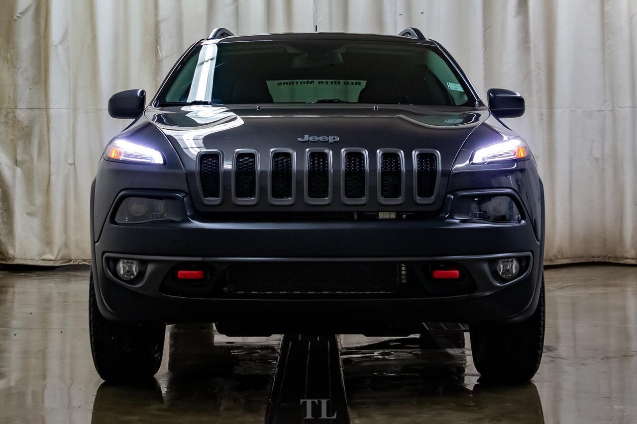 2018 Jeep Cherokee 4x4 Trailhawk Leather BCam Red Deer AB