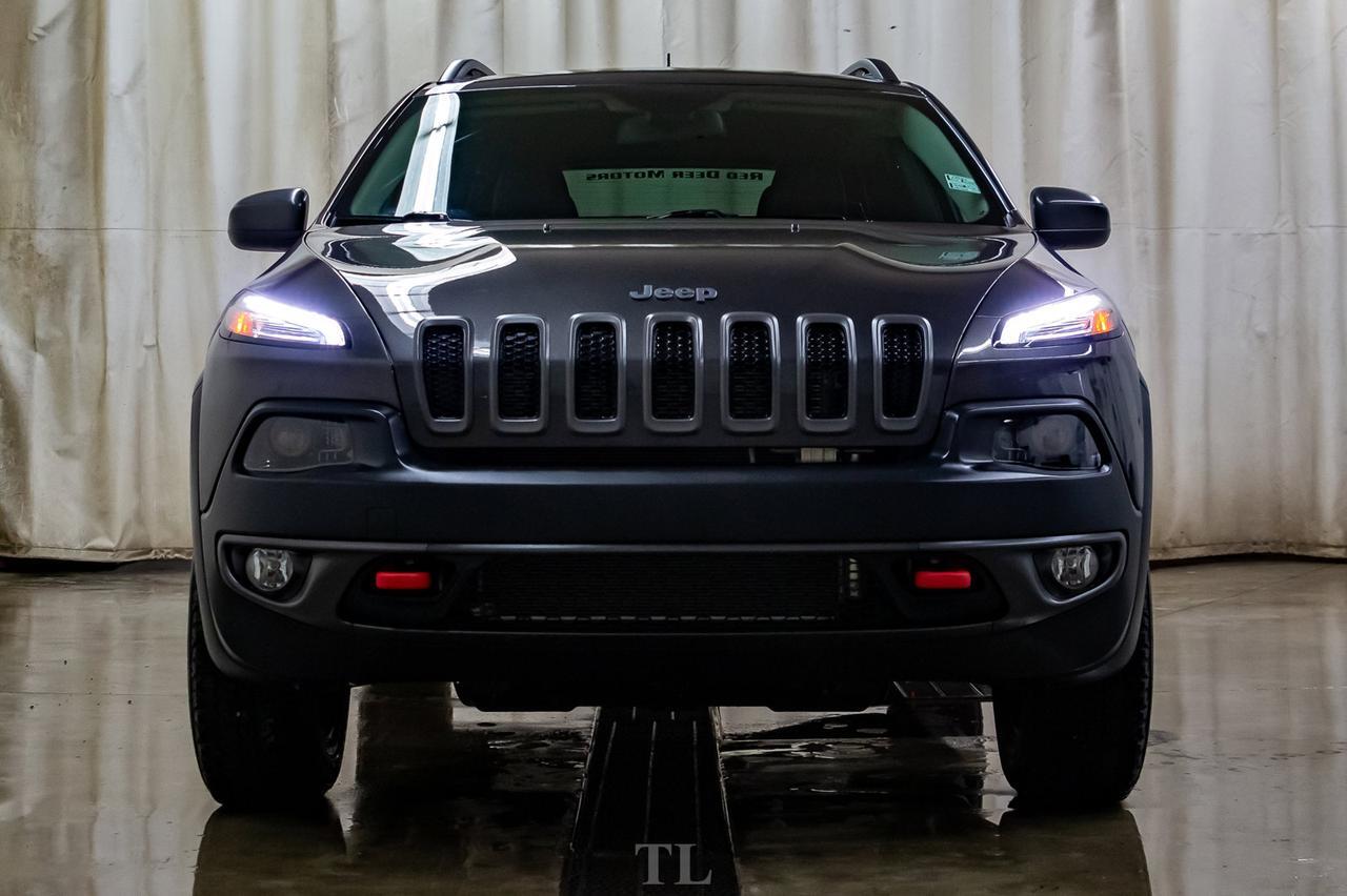 2018 Jeep Cherokee 4x4 Trailhawk Leather BCam Red Deer AB