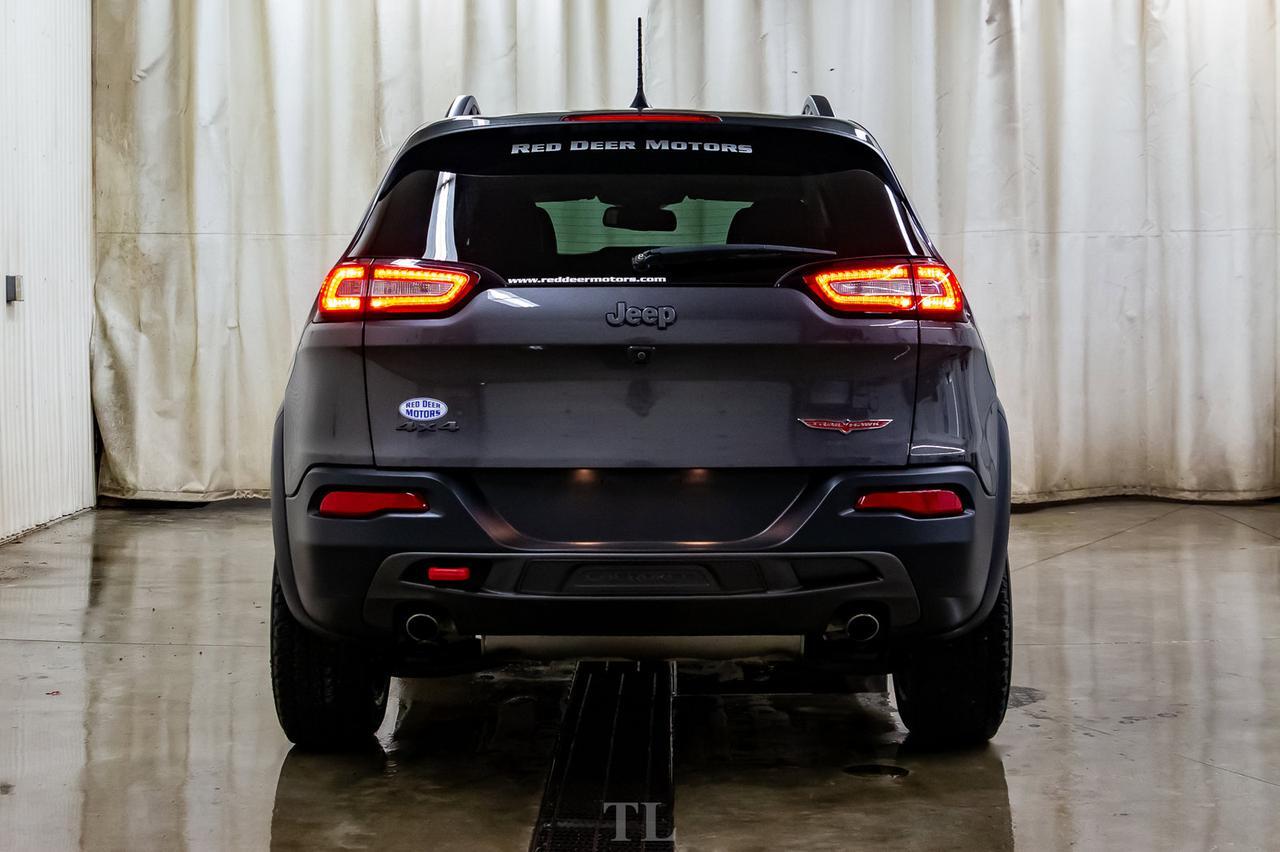 2018 Jeep Cherokee 4x4 Trailhawk Leather BCam Red Deer AB