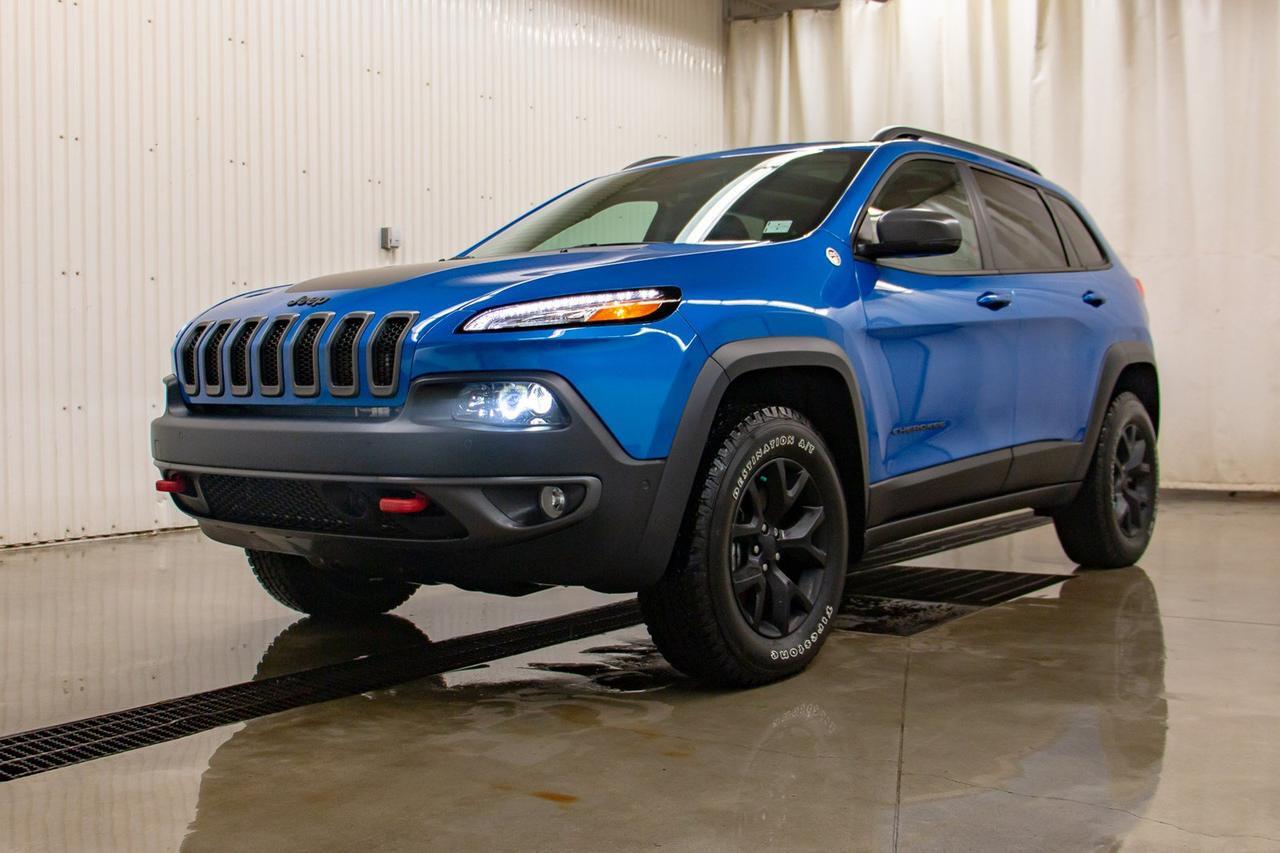 2018 Jeep Cherokee 4x4 Trailhawk Plus Leather Roof Nav Red Deer AB
