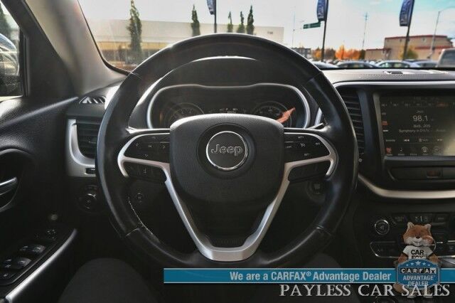 2018 Jeep Cherokee Latitude Plus / 4X4 / Cold Weather Pkg / Comfort & Convenience Pkg / Auto Start / Power & Heated Seats / Heated Steering Wheel / Bluetooth / Aux & USB Input / Back Up Cam / Power Liftgate / Tow Pkg Anchorage AK 2018 Jeep Cherokee Latitude Plus / 4X4 / Cold Weather Pkg / Comfort & Convenience Pkg / Auto Start / Power & Heated Seats / Heated Steering Wheel / Bluetooth / Aux & USB Input / Back Up Cam / Power Liftgate / Tow Pkg Anchorage AK