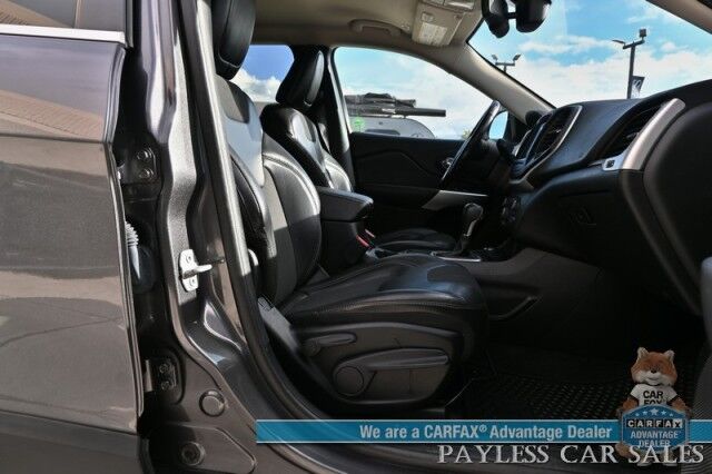 2018 Jeep Cherokee Latitude Plus / 4X4 / Cold Weather Pkg / Comfort & Convenience Pkg / Auto Start / Power & Heated Seats / Heated Steering Wheel / Bluetooth / Aux & USB Input / Back Up Cam / Power Liftgate / Tow Pkg Anchorage AK 2018 Jeep Cherokee Latitude Plus / 4X4 / Cold Weather Pkg / Comfort & Convenience Pkg / Auto Start / Power & Heated Seats / Heated Steering Wheel / Bluetooth / Aux & USB Input / Back Up Cam / Power Liftgate / Tow Pkg Anchorage AK