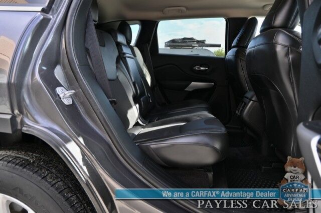 2018 Jeep Cherokee Latitude Plus / 4X4 / Cold Weather Pkg / Comfort & Convenience Pkg / Auto Start / Power & Heated Seats / Heated Steering Wheel / Bluetooth / Aux & USB Input / Back Up Cam / Power Liftgate / Tow Pkg Anchorage AK 2018 Jeep Cherokee Latitude Plus / 4X4 / Cold Weather Pkg / Comfort & Convenience Pkg / Auto Start / Power & Heated Seats / Heated Steering Wheel / Bluetooth / Aux & USB Input / Back Up Cam / Power Liftgate / Tow Pkg Anchorage AK