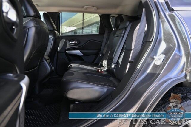2018 Jeep Cherokee Latitude Plus / 4X4 / Cold Weather & Comfort & Convenience Pkg / Auto Start / Power & Heated Leather Seats / Heated Steering Wheel / Bluetooth / Aux & USB Input / Back Up Cam / Power Liftgate / Tow Pkg Anchorage AK
