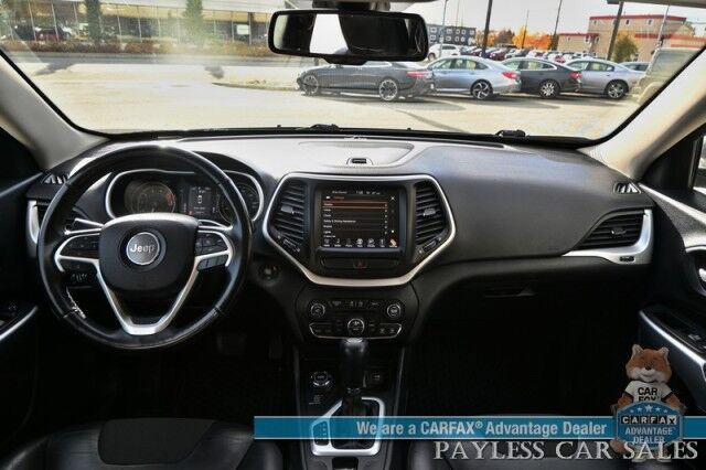 2018 Jeep Cherokee Latitude Plus / 4X4 / Cold Weather & Comfort & Convenience Pkg / Auto Start / Power & Heated Leather Seats / Heated Steering Wheel / Bluetooth / Aux & USB Input / Back Up Cam / Power Liftgate / Tow Pkg Anchorage AK
