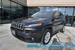 2018_Jeep_Cherokee_Latitude Plus / 4X4 / Cold Weather & Comfort & Convenience Pkg / Auto Start / Power & Heated Leather Seats / Heated Steering Wheel / Bluetooth / Aux & USB Input / Back Up Cam / Power Liftgate / Tow Pkg_ Anchorage AK