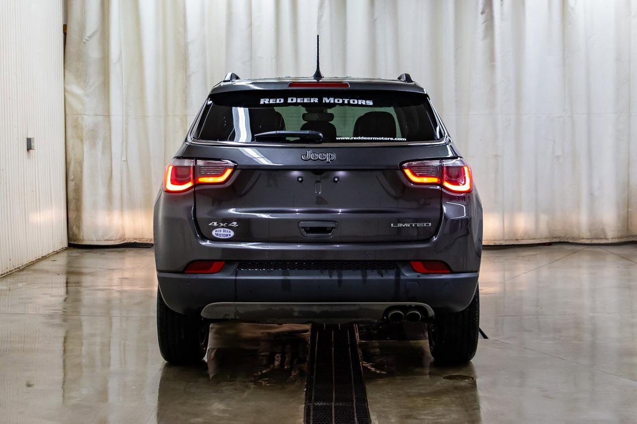 2018 Jeep Compass 4x4 Limited Leather Nav BCam Red Deer AB