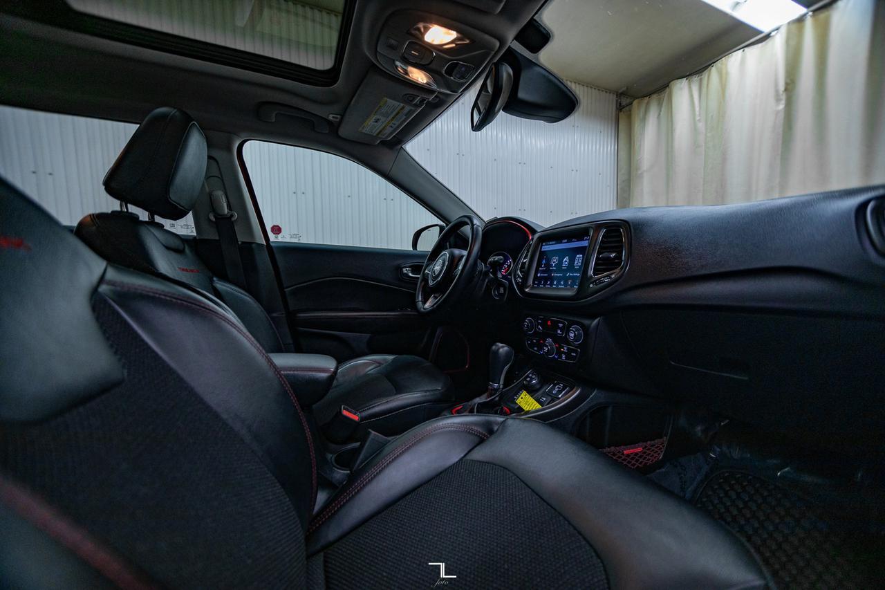 2018 Jeep Compass 4x4 Trailhawk Leather Roof Nav BCam Red Deer AB