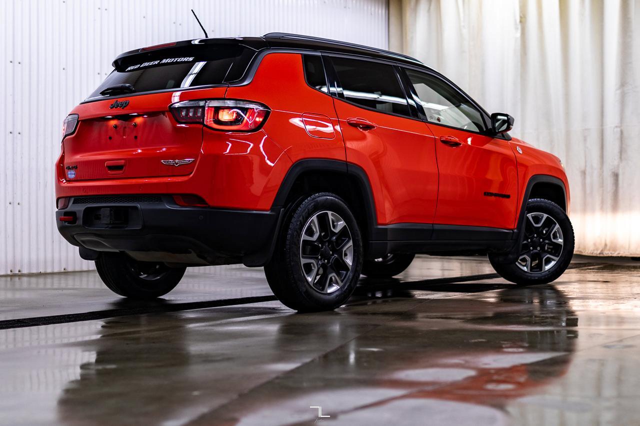 2018 Jeep Compass 4x4 Trailhawk Leather Roof Nav BCam Red Deer AB