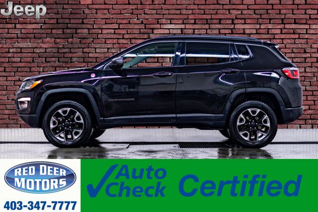 2018 Jeep Compass 4x4 Trailhawk Leather Roof Nav BCam Red Deer AB