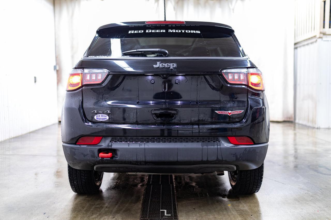 2018 Jeep Compass 4x4 Trailhawk Leather Roof Nav BCam Red Deer AB