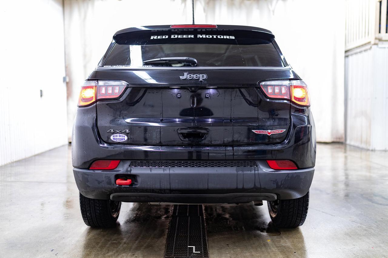 2018 Jeep Compass 4x4 Trailhawk Leather Roof Nav BCam Red Deer AB