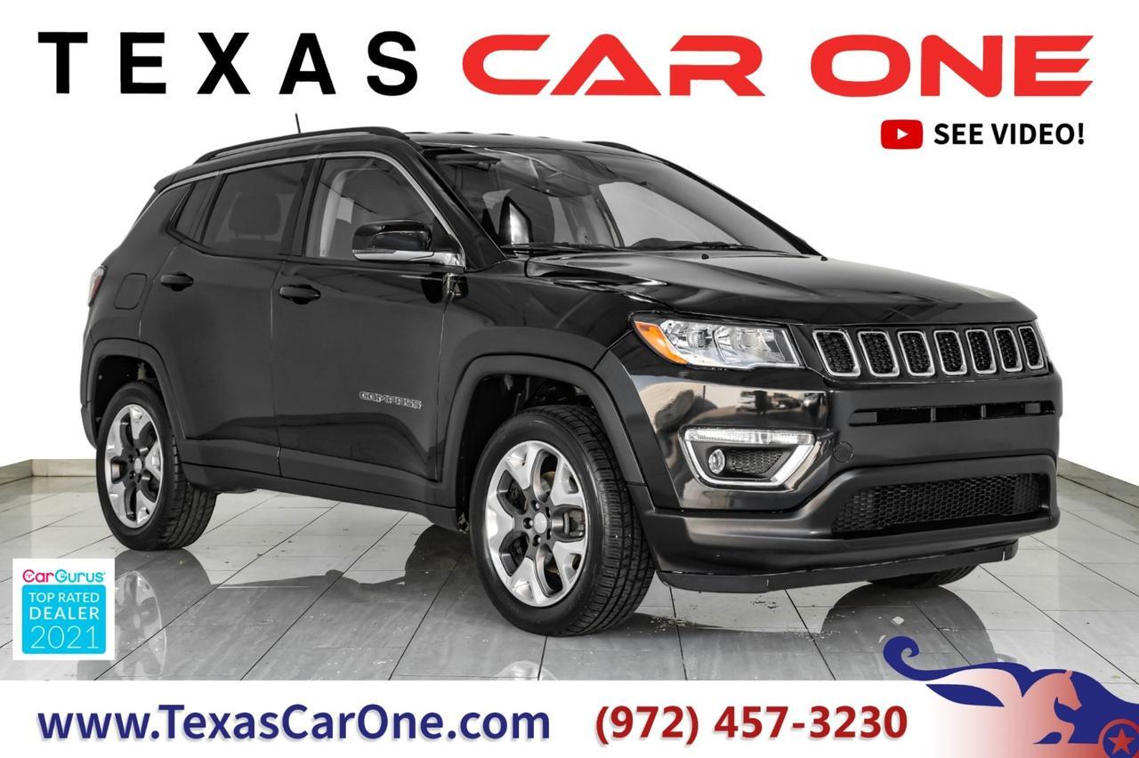 2018 Jeep Compass LIMITED 4WD NAVIGATION LEATHER HEATED SEATS REAR CAMERA KEYLESS
