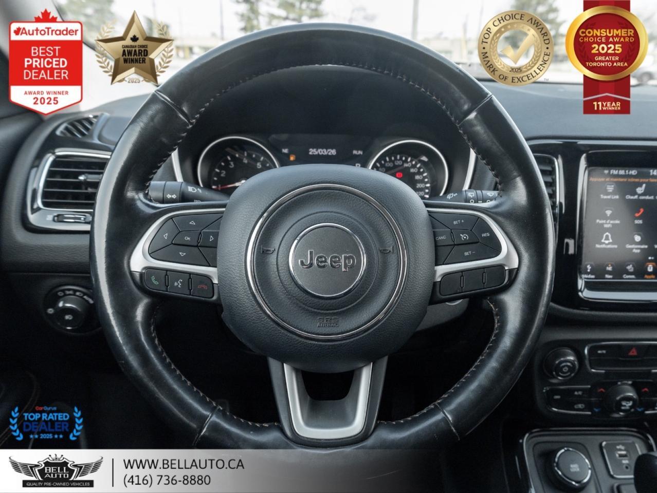 2018 Jeep Compass Limited | 4WD | NAVI | B.CAM | PANO | LTHR | NOACCIDENT Toronto ON