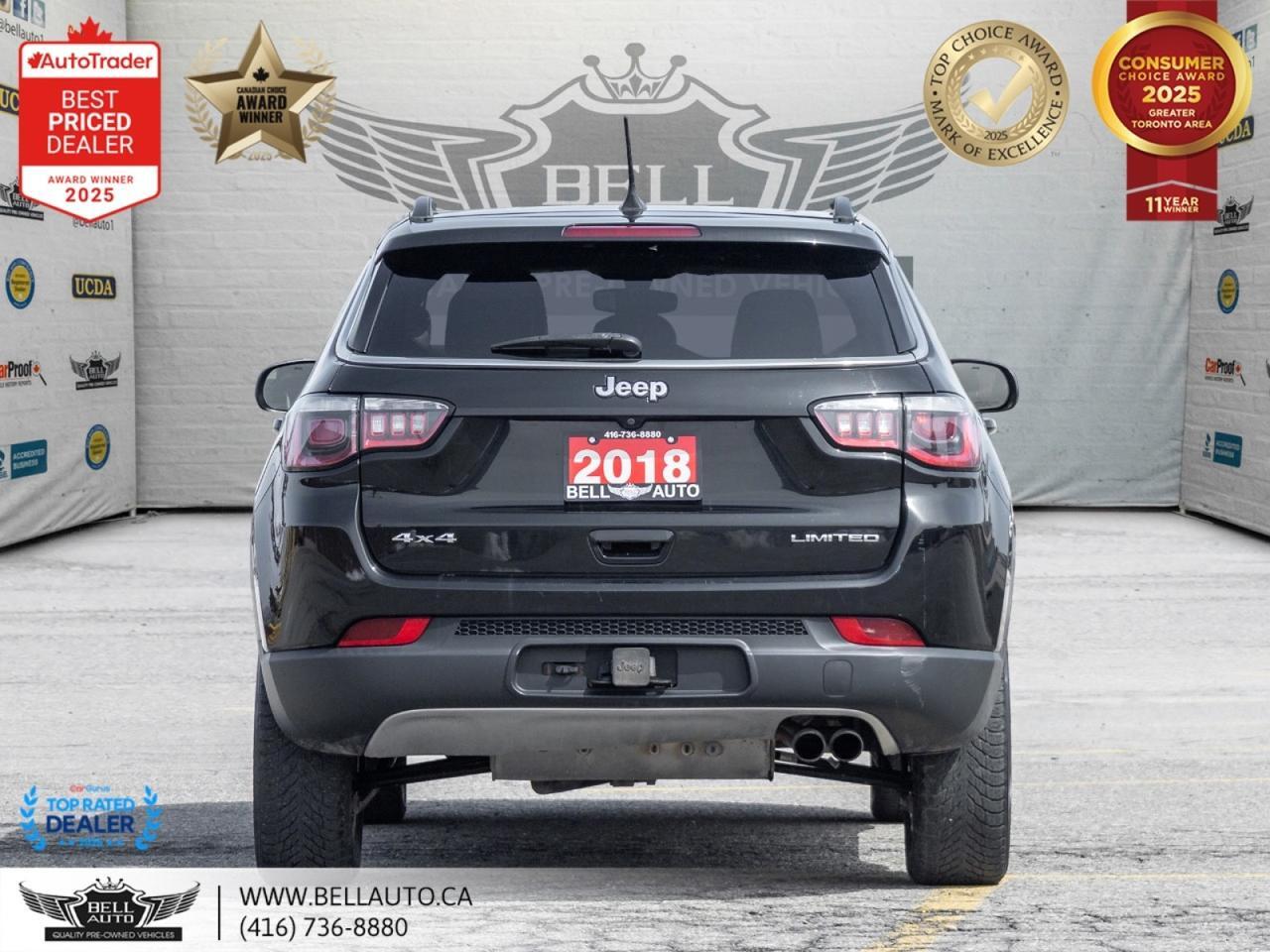 2018 Jeep Compass Limited | 4WD | NAVI | B.CAM | PANO | LTHR | NOACCIDENT Toronto ON