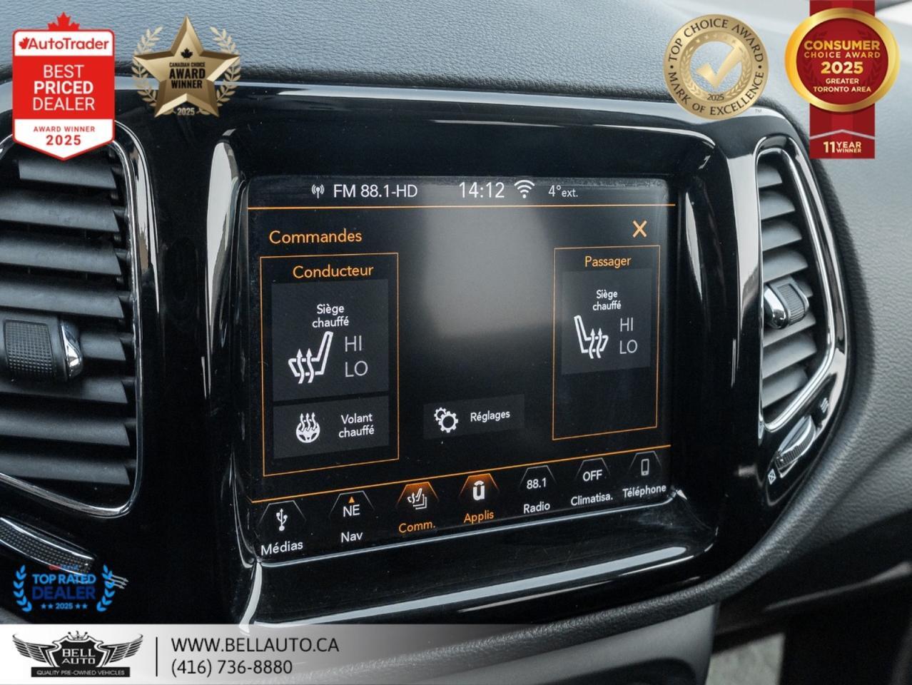 2018 Jeep Compass Limited | 4WD | NAVI | B.CAM | PANO | LTHR | NOACCIDENT Toronto ON