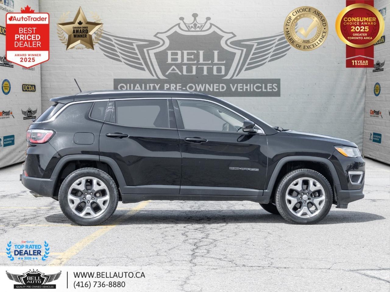 2018 Jeep Compass Limited | 4WD | NAVI | B.CAM | PANO | LTHR | NOACCIDENT Toronto ON