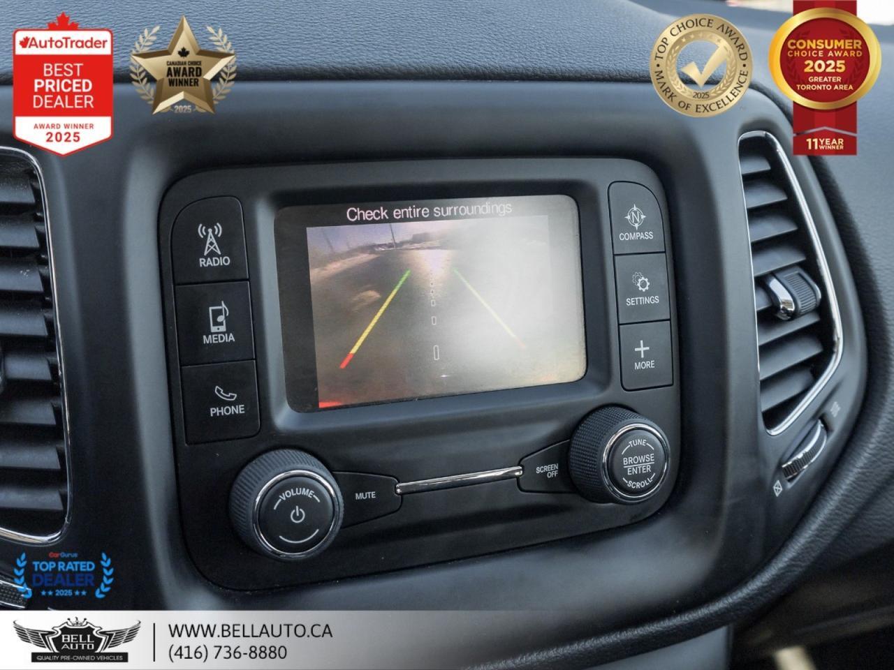 2018 Jeep Compass Sport | 4WD | AUTOMATIC | B.CAM | DRIVEMODS | LOWKMS | NOACCIDENT Toronto ON