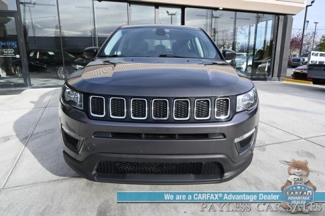 2018 Jeep Compass Sport / 4X4 / 2.4L I4 / 6-Spd Manual / Premium Cloth Seats / Bluetooth / USB & AUX Input / Back Up Camera / Push Button Start / Air Conditioning / Cruise Control / Tow Pkg / New Tires / 31 MPG Anchorage AK