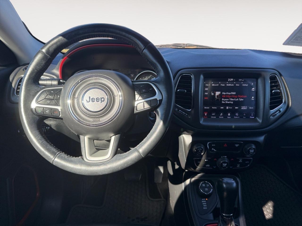 2018 Jeep Compass Trail hawk, RED TOW HOOKS, BACKUP CAMERA, PUSH BUTTON START, APPLE CARPLAY/ANDROID AUTO, HEATED STEERING WHEEL, NAVIGATION, MOONROOF, POWER LIFTGATE, COME AND TEST DRIVE THIS JEEP COMPASS TODAY! Norfolk VA