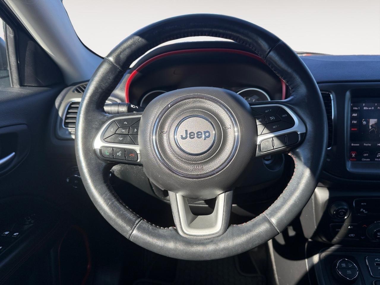 2018 Jeep Compass Trail hawk, RED TOW HOOKS, BACKUP CAMERA, PUSH BUTTON START, APPLE CARPLAY/ANDROID AUTO, HEATED STEERING WHEEL, NAVIGATION, MOONROOF, POWER LIFTGATE, COME AND TEST DRIVE THIS JEEP COMPASS TODAY! Norfolk VA