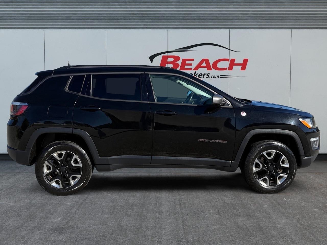 2018 Jeep Compass Trail hawk, RED TOW HOOKS, BACKUP CAMERA, PUSH BUTTON START, APPLE CARPLAY/ANDROID AUTO, HEATED STEERING WHEEL, NAVIGATION, MOONROOF, POWER LIFTGATE, COME AND TEST DRIVE THIS JEEP COMPASS TODAY! Norfolk VA