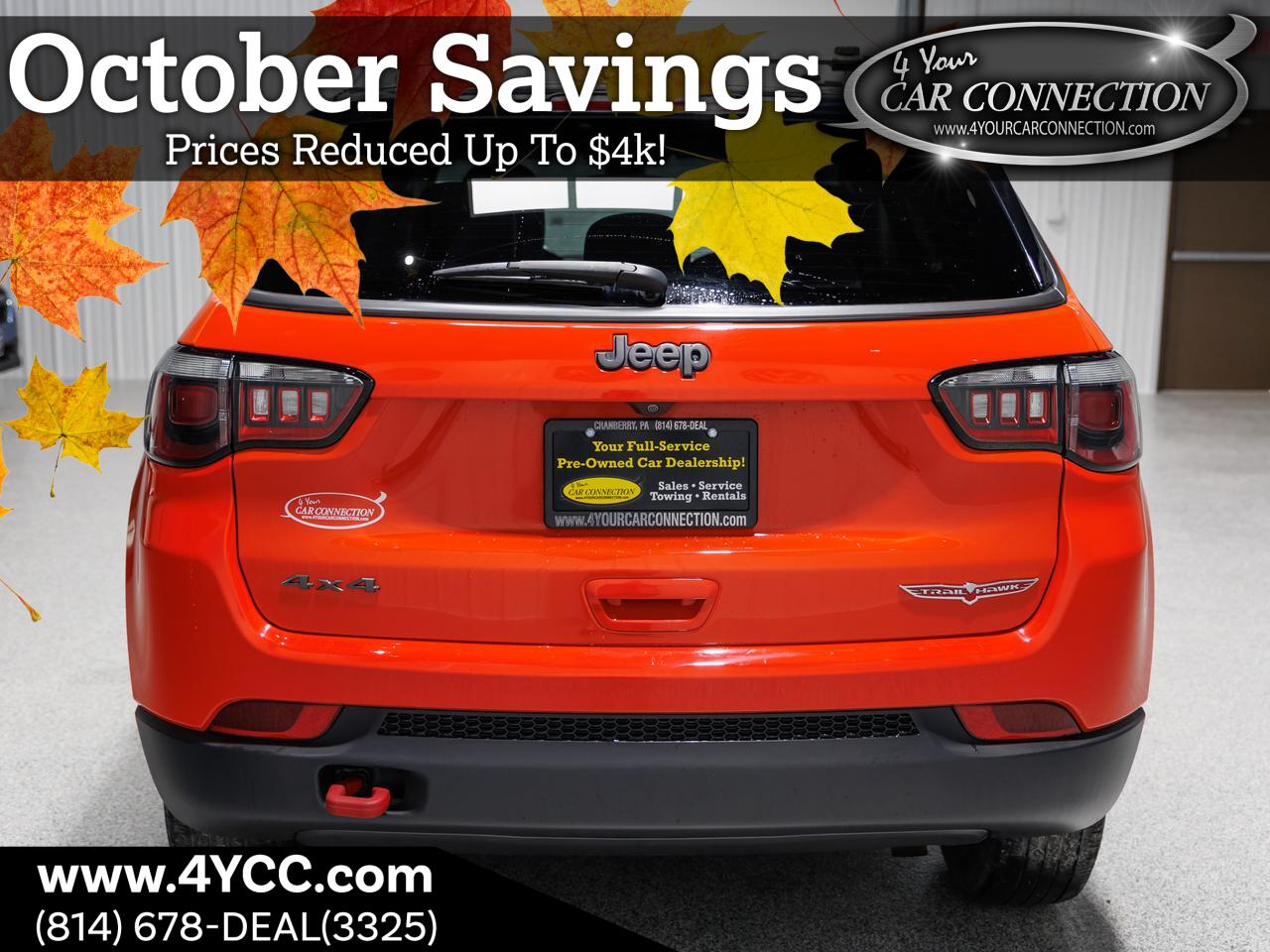 2018 Jeep Compass Trailhawk 4WD Cranberry PA