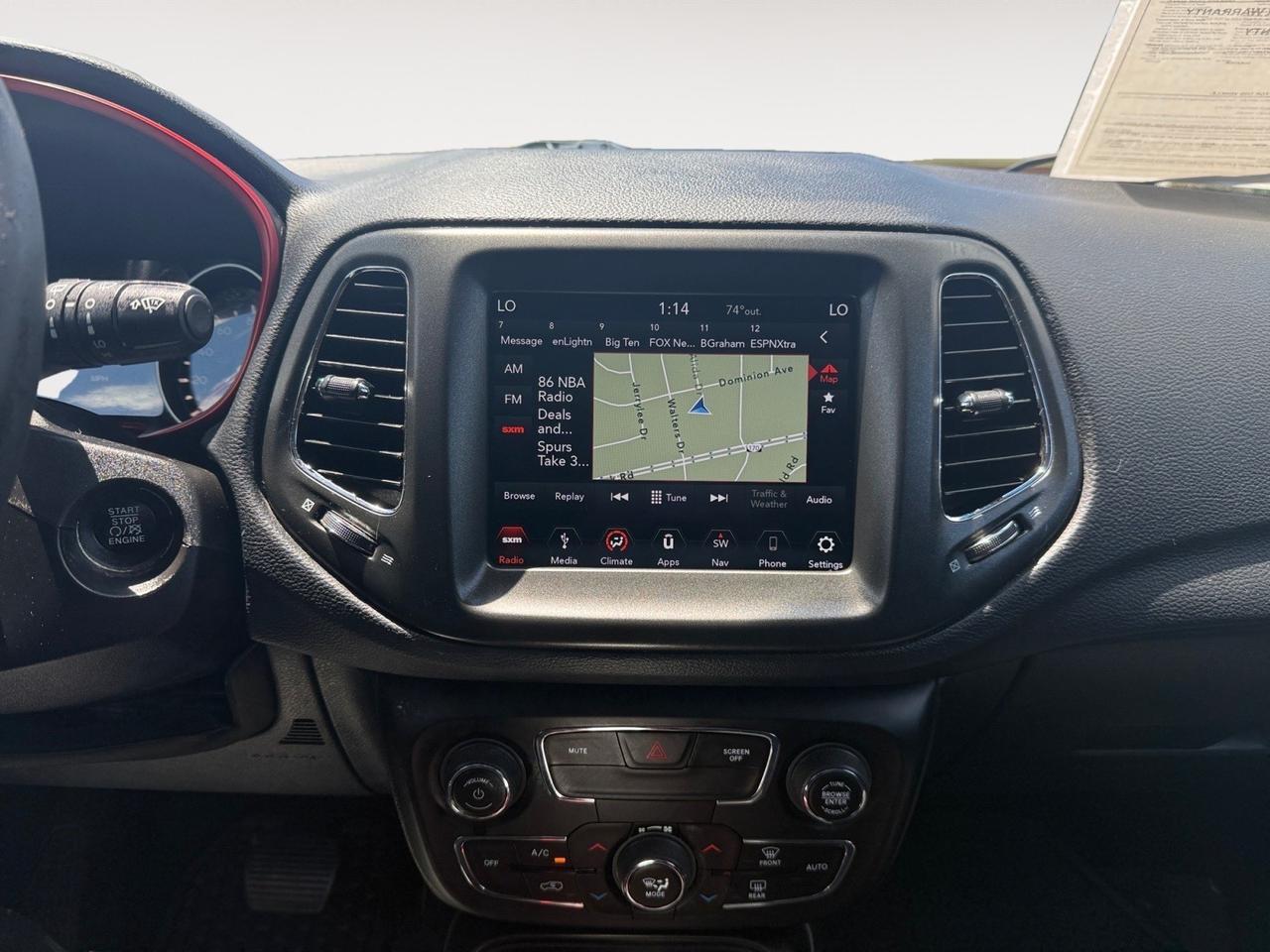 2018 Jeep Compass Trailhawk, MOONROOF, TOW PACKAGE, REMOTE START, BLUETOOTH, NAVIGATION, TOW HOOKS, POWER/HEATED MIRRORS, BACKUP CAMERA, CLEAN CARFAX, ONLY 1 OWNER! Norfolk VA