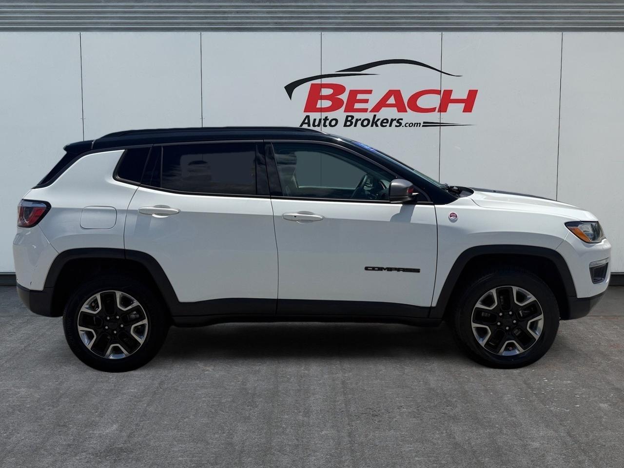 2018 Jeep Compass Trailhawk, MOONROOF, TOW PACKAGE, REMOTE START, BLUETOOTH, NAVIGATION, TOW HOOKS, POWER/HEATED MIRRORS, BACKUP CAMERA, CLEAN CARFAX, ONLY 1 OWNER! Norfolk VA