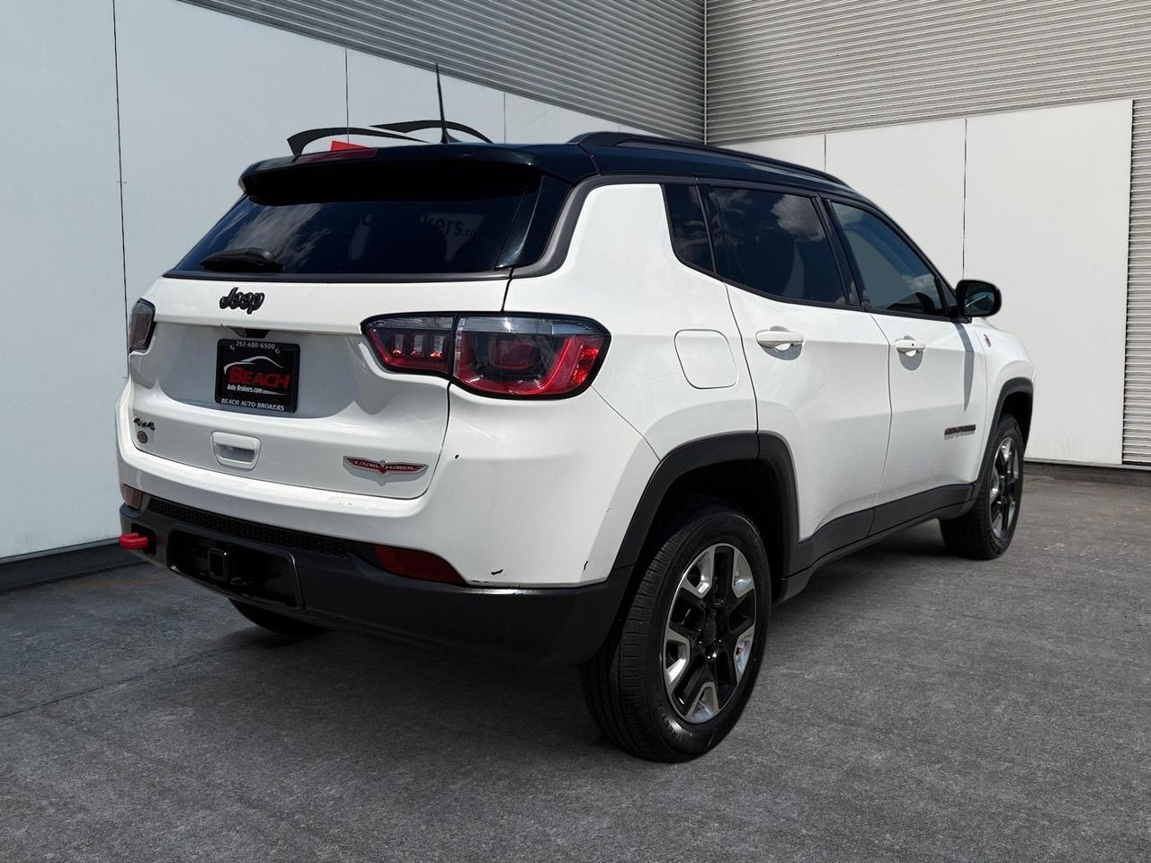 2018 Jeep Compass Trailhawk, MOONROOF, TOW PACKAGE, REMOTE START, BLUETOOTH, NAVIGATION, TOW HOOKS, POWER/HEATED MIRRORS, BACKUP CAMERA, CLEAN CARFAX, ONLY 1 OWNER! Norfolk VA