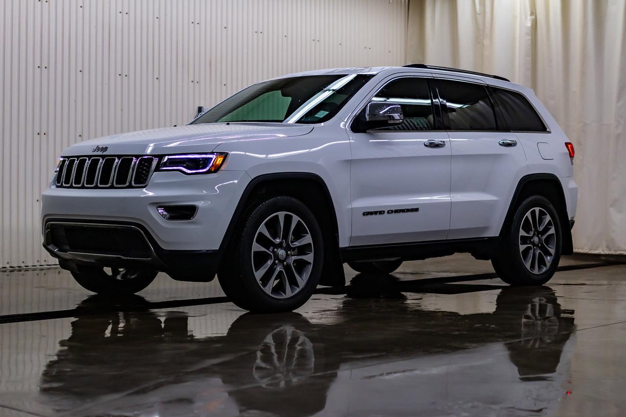 2018 Jeep Grand Cherokee 4x4 Limited Leather Roof Nav BCam Red Deer AB