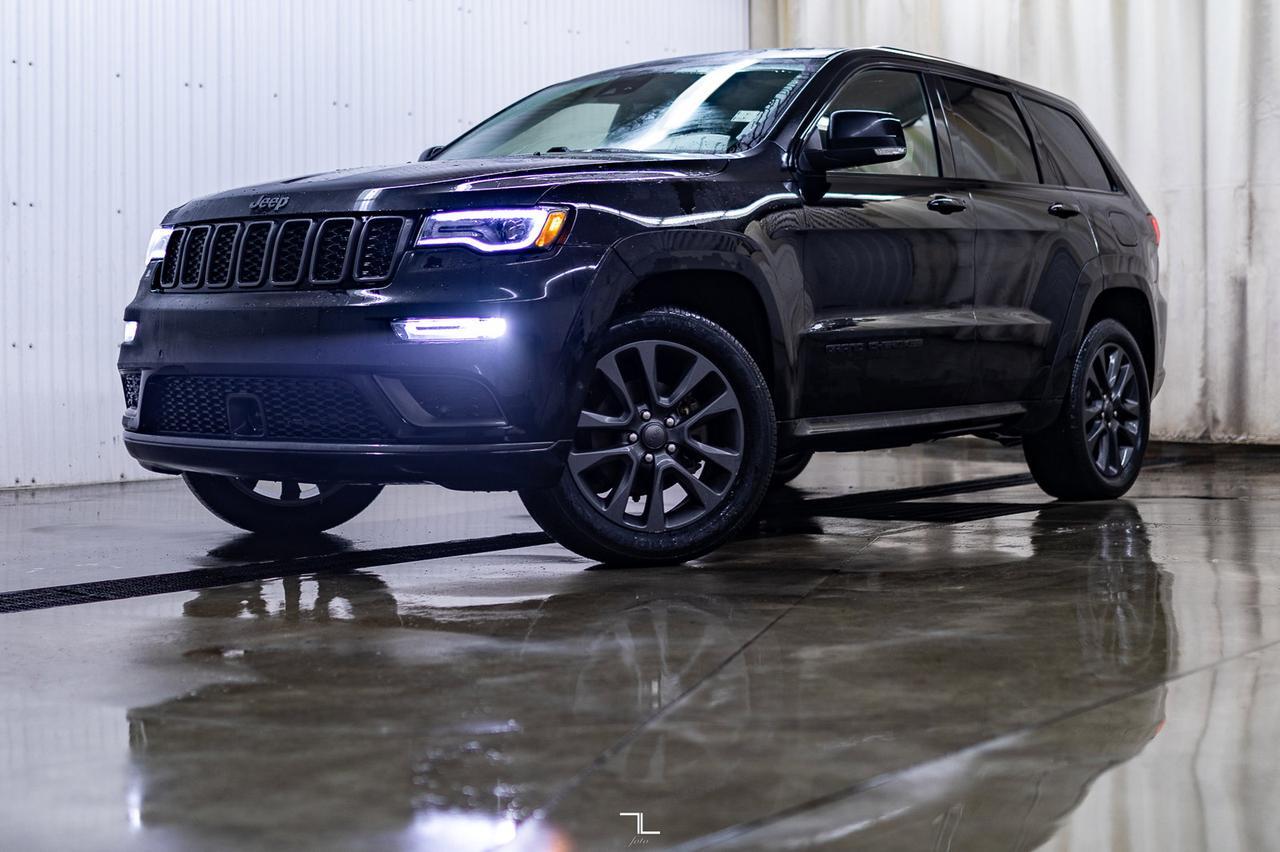 2018 Jeep Grand Cherokee 4x4 Overland High Altitude Leather Roof Nav Red Deer AB