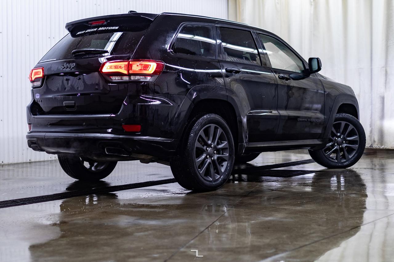 2018 Jeep Grand Cherokee 4x4 Overland High Altitude Leather Roof Nav Red Deer AB