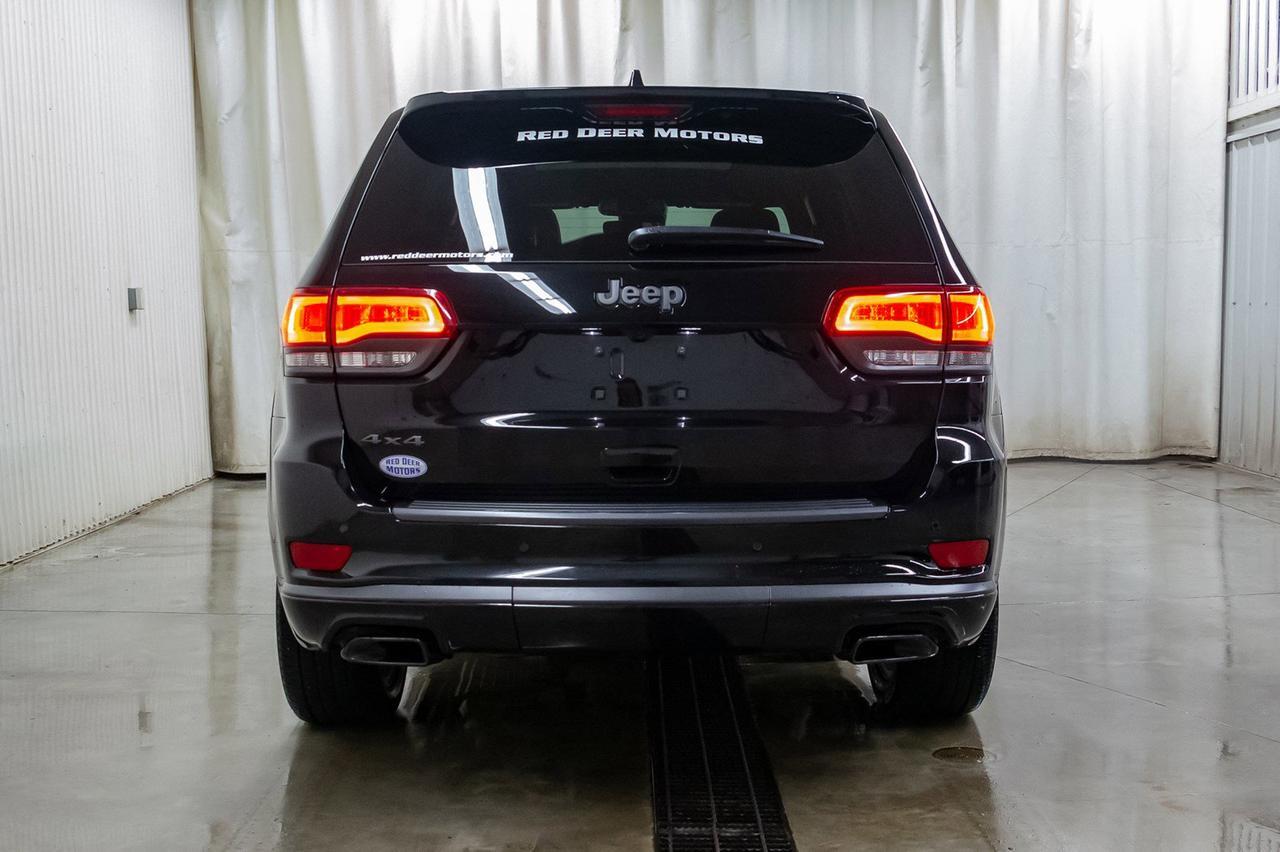 2018 Jeep Grand Cherokee 4x4 Overland High Altitude Leather Roof Nav Red Deer AB