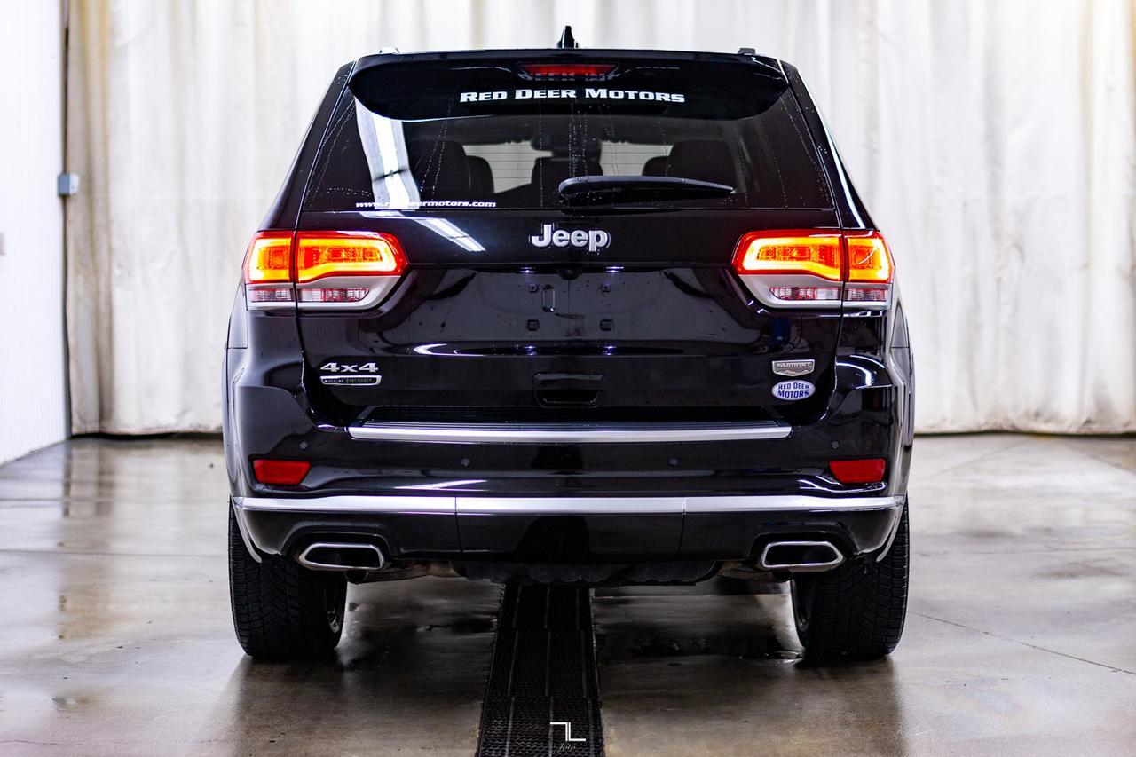2018 Jeep Grand Cherokee 4x4 Summit Diesel Leather Roof Nav Red Deer AB