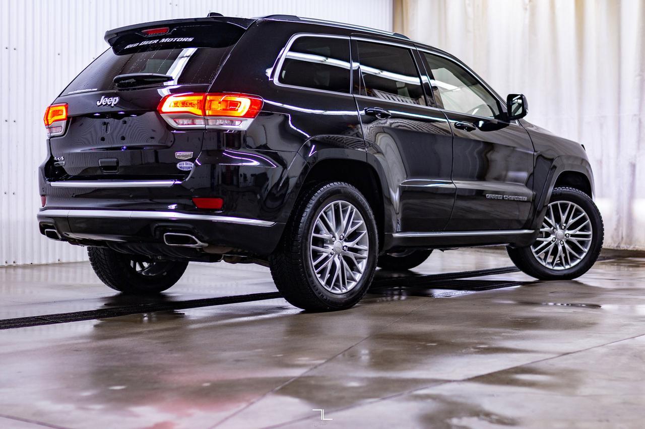 2018 Jeep Grand Cherokee 4x4 Summit Diesel Leather Roof Nav Red Deer AB