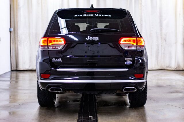 2018 Jeep Grand Cherokee 4x4 Summit Diesel Leather Roof Nav Red Deer AB