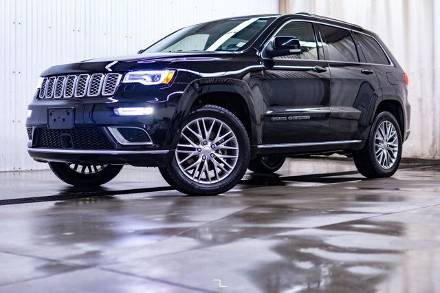 2018 Jeep Grand Cherokee 4x4 Summit Diesel Leather Roof Nav Red Deer AB