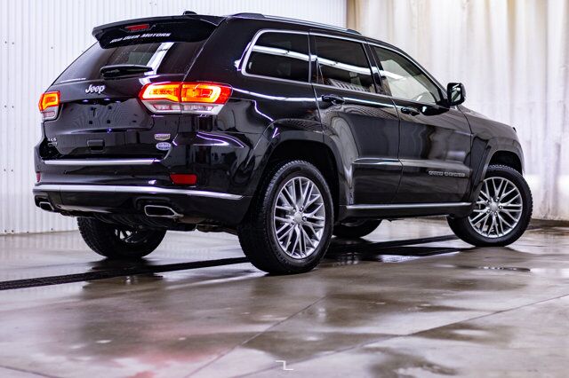 2018 Jeep Grand Cherokee 4x4 Summit Diesel Leather Roof Nav Red Deer AB