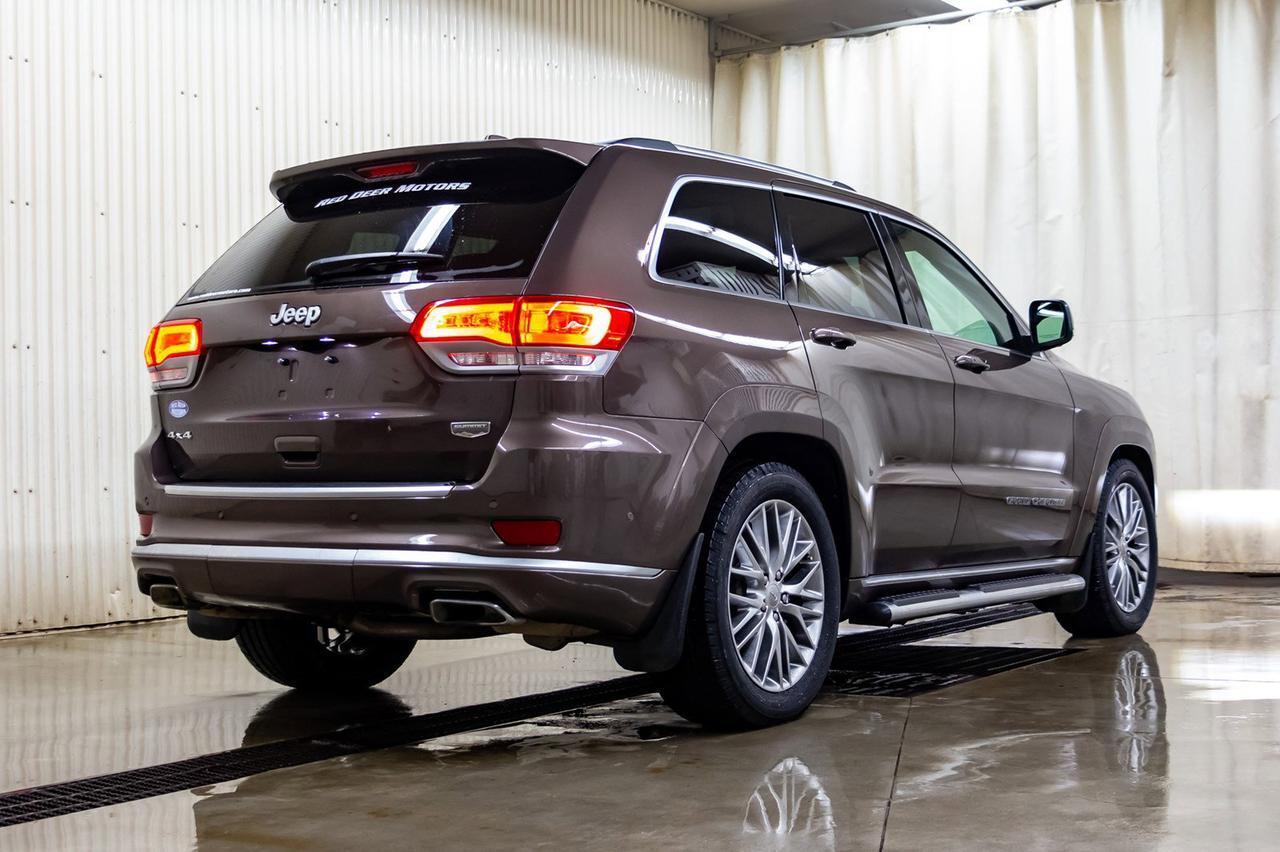 2018 Jeep Grand Cherokee 4x4 Summit Leather Roof Nav BCam Red Deer AB